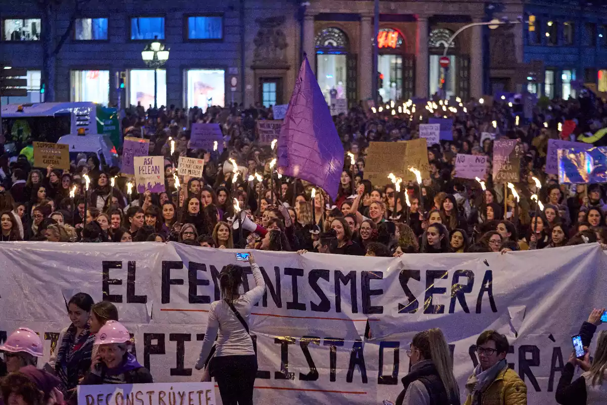 Manifestació del 8M a Barcelona
