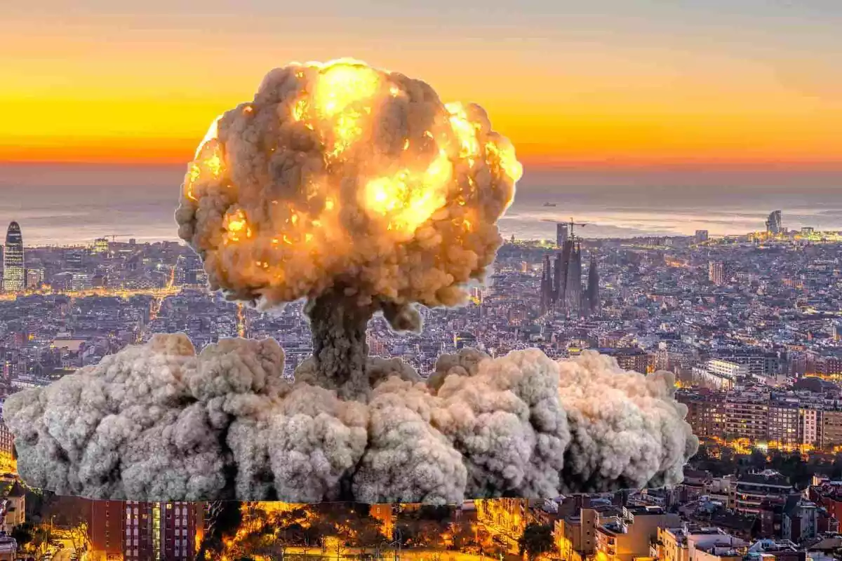 Bomba nuclear sobre Barcelona