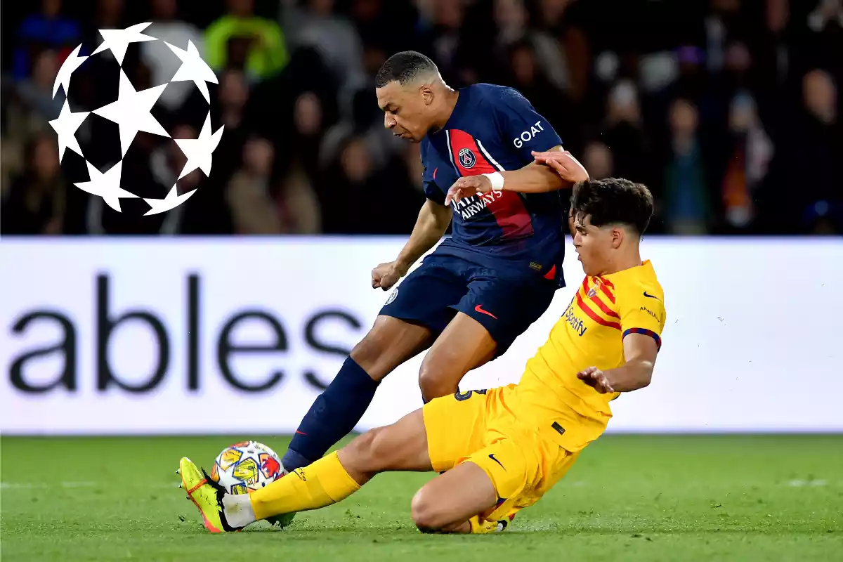 La defensa del Barça va assecar Mbappé