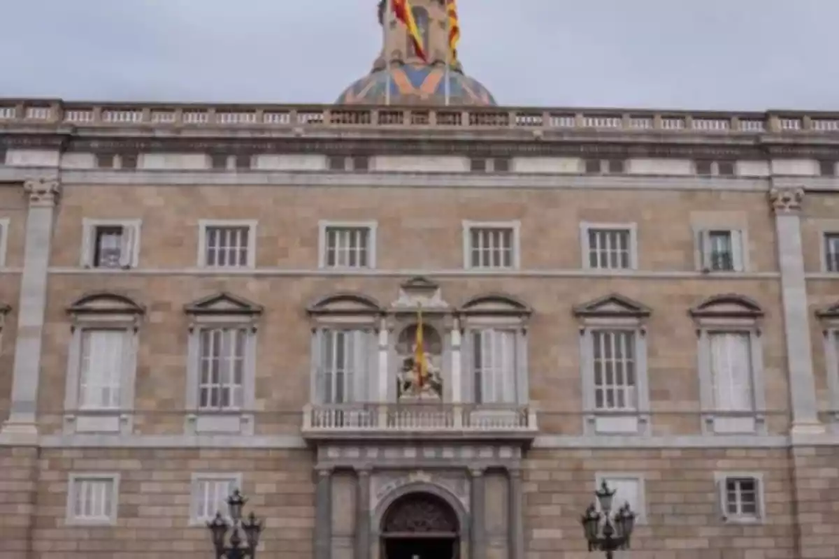 La façana de la Generalitat