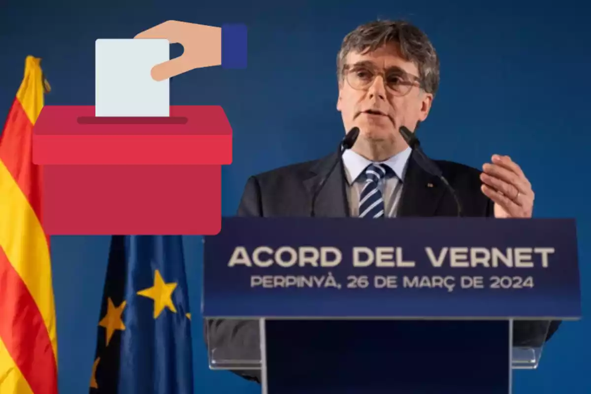 Puigdemont, en una intervenció dimarts passat 26 de març