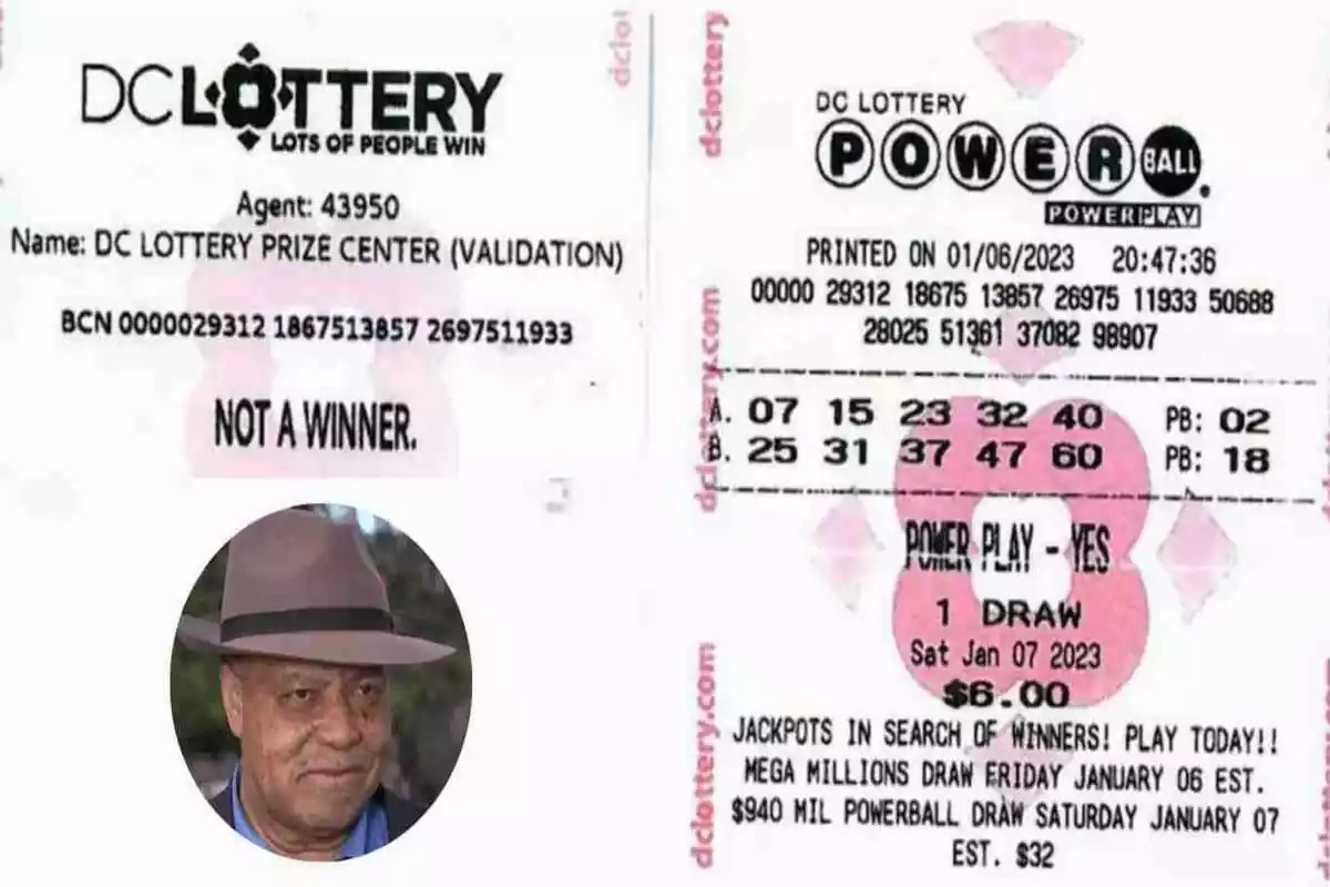 Bitllet loteria no guanyador