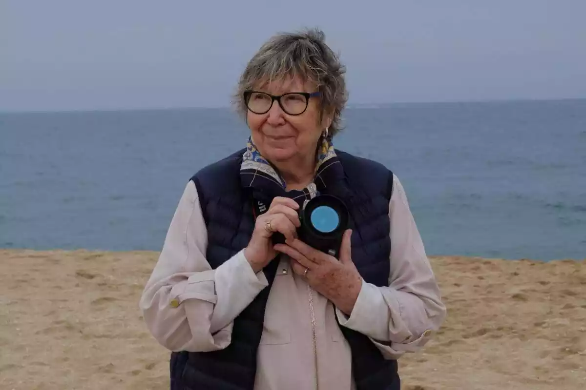 La fotoperiodista catalana Joana Biarnés, a l'arxiu