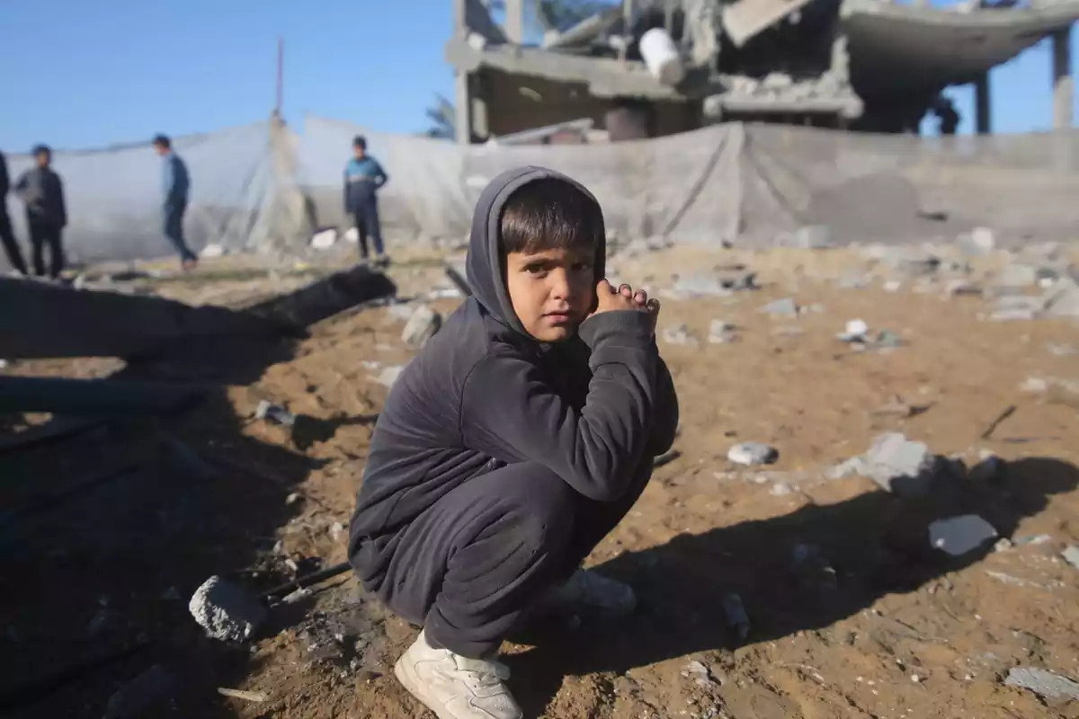 Un nen a la Franja de Gaza