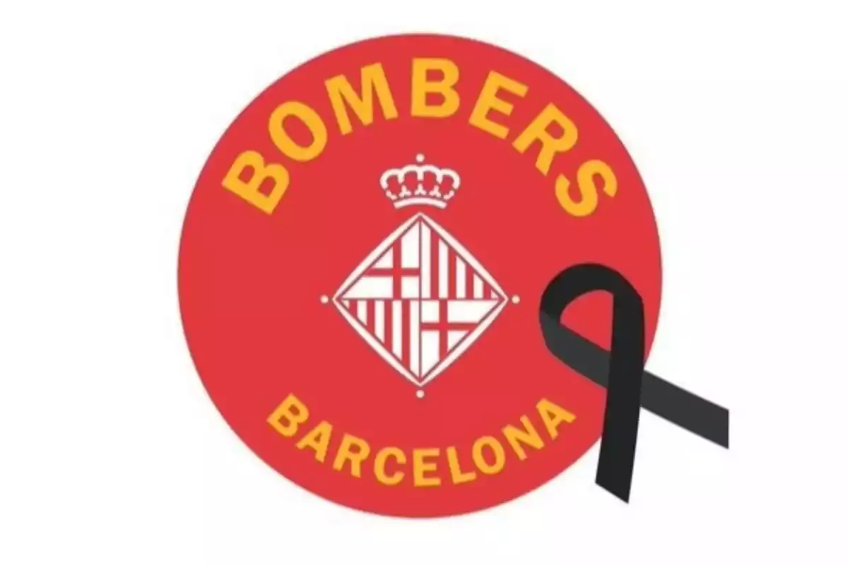 Condol del cos debombers de Barcelona.