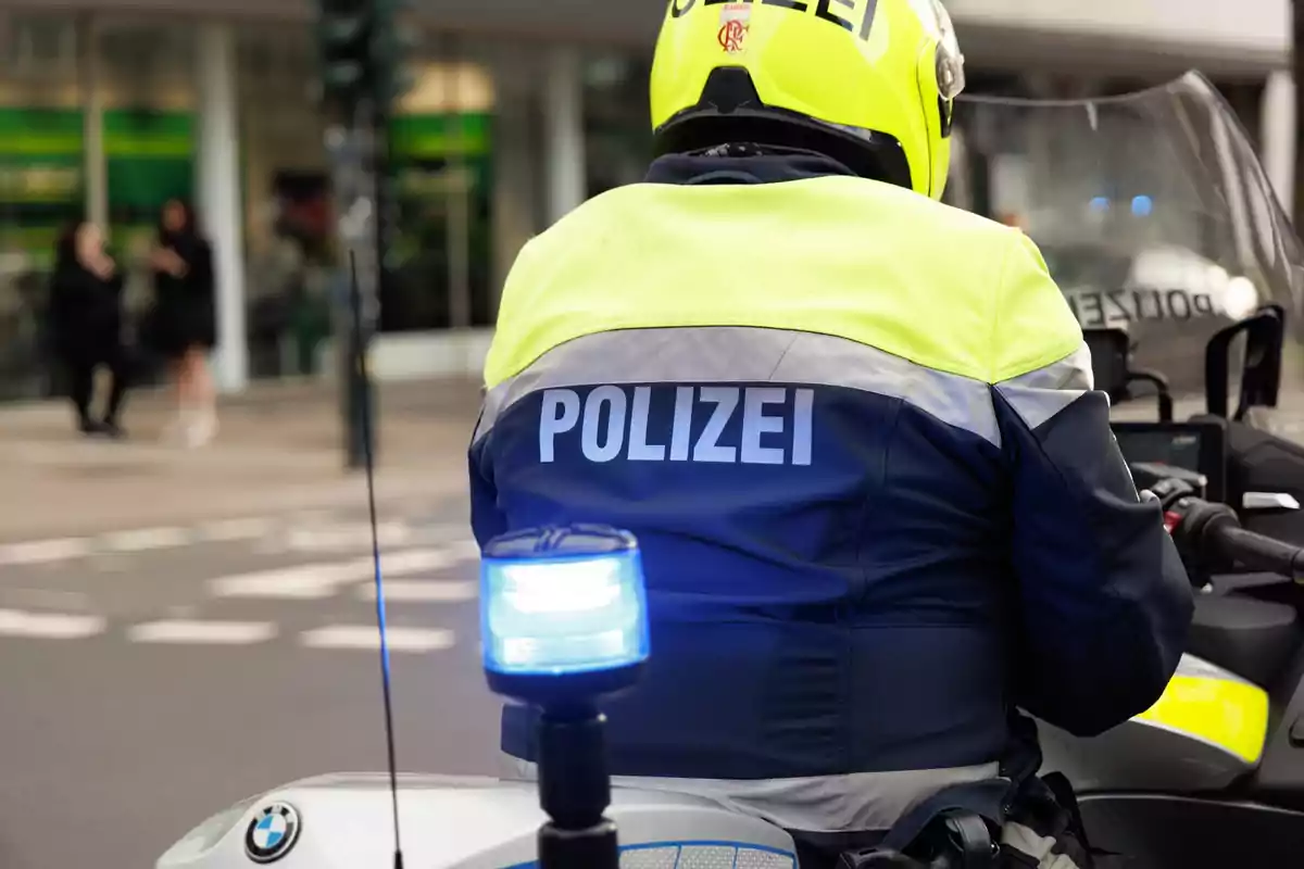 Un agent de policia a Alemanya