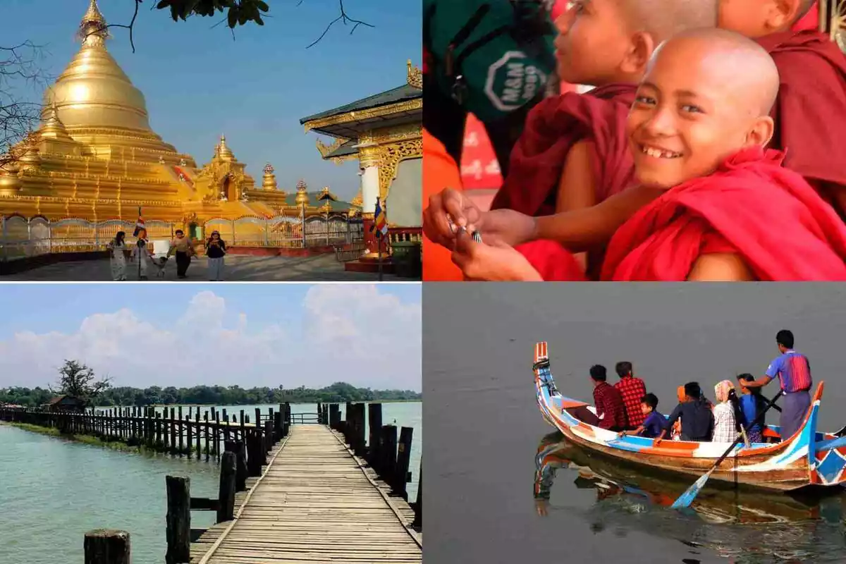 Collage de fotografies de Myanmar