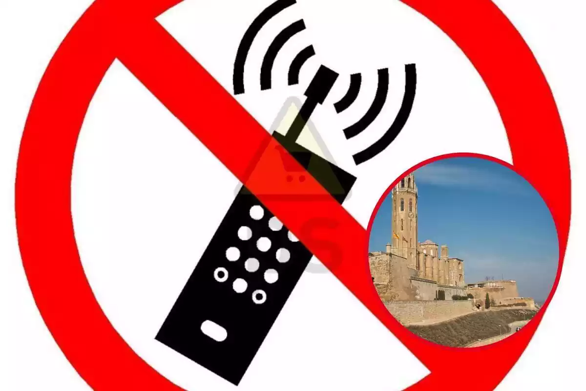 Imatge d'un telèfon sense funcionar i Lleida