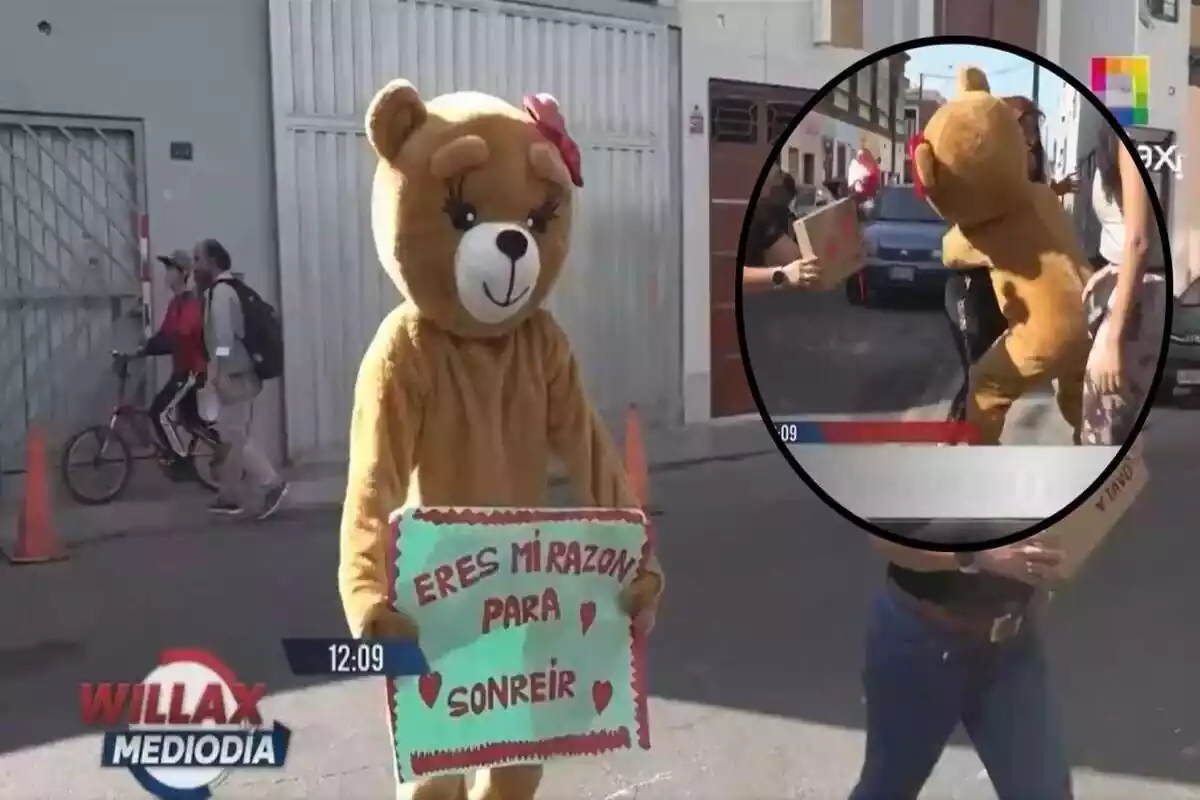 Policia Nacional disfressat d'ós detenint una narcotraficant