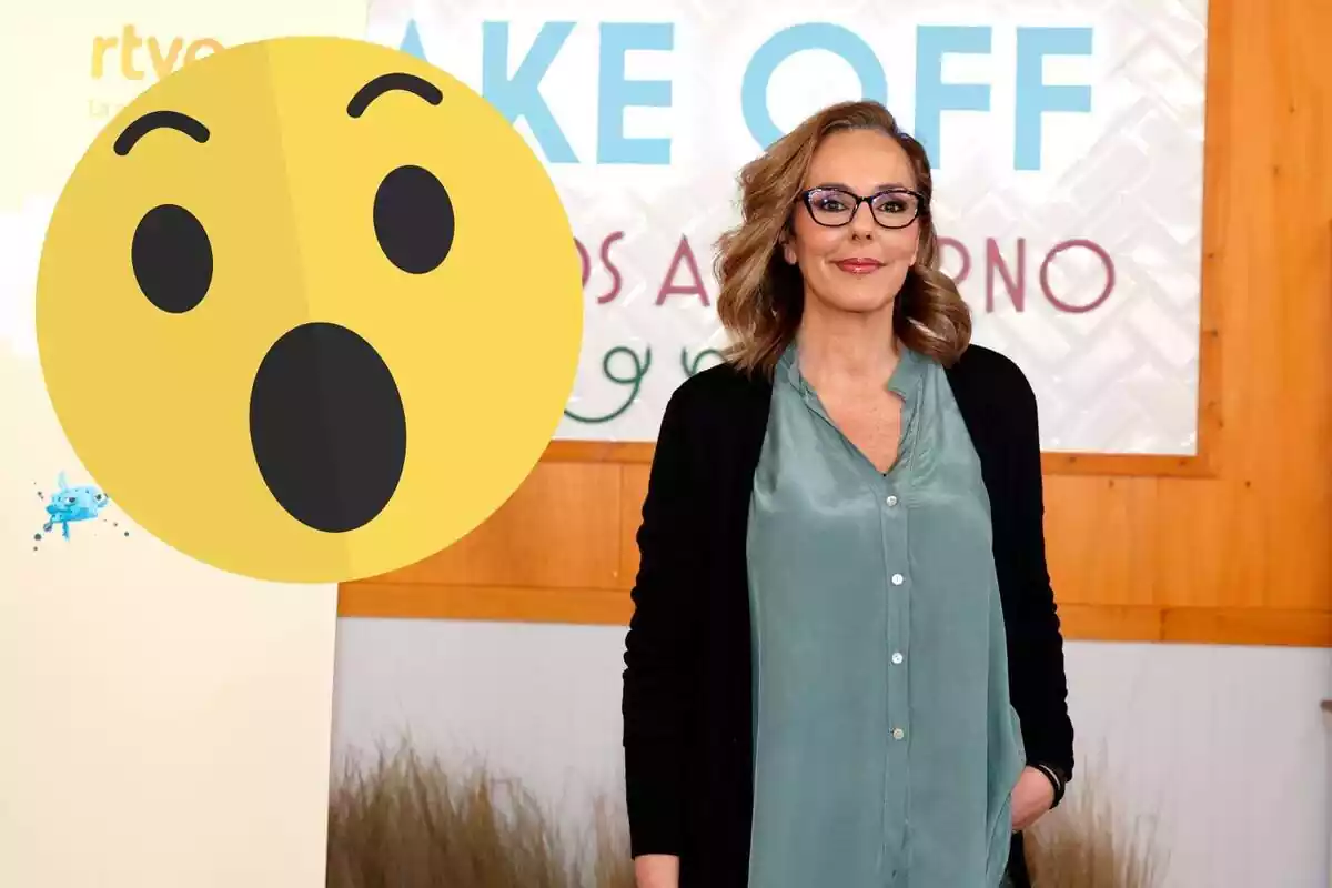 Rocío Carrasco amb un emoji de sorpresa