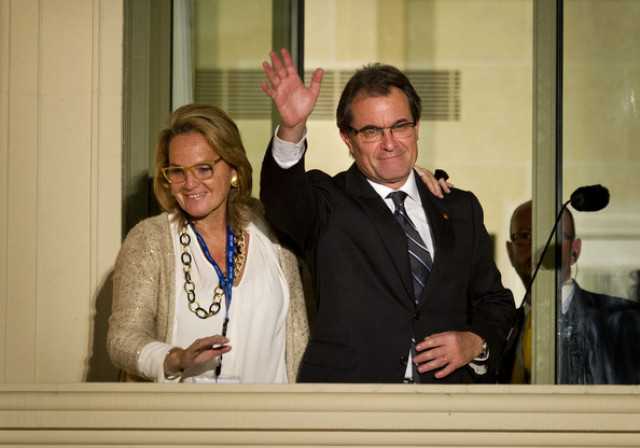 Helena Rakosnik i Artur Mas