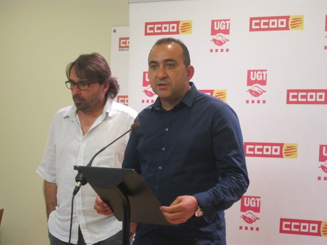 Javier Pacheco CCOO Camil Ros UGT sindicatos 1