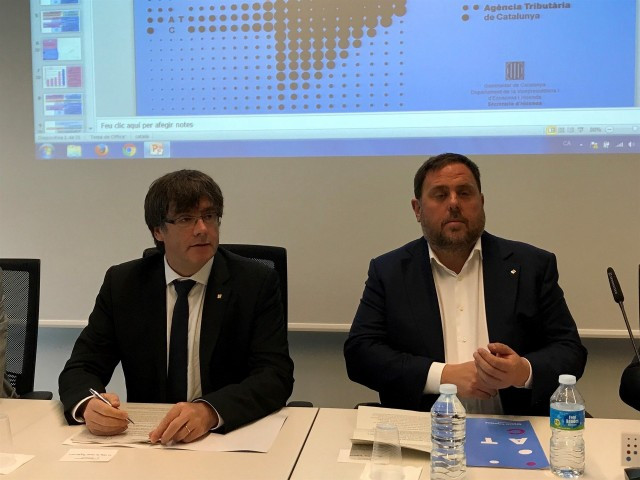 Oriol Junqueras Carles Puigdemont 1