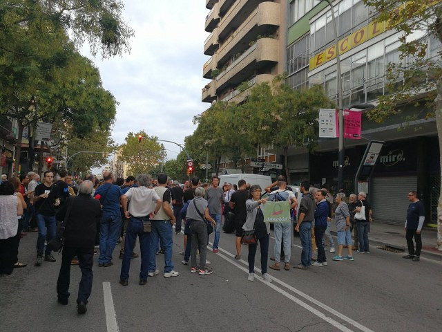 Corte Trafico Huelga 1