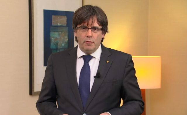 Puigdemont bruselas mensaje 1