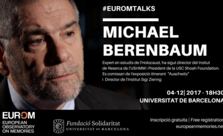 Conferència de Michael Berenbaum, expert en estudis de l'Holocaust, a la Universitat de Barcelona