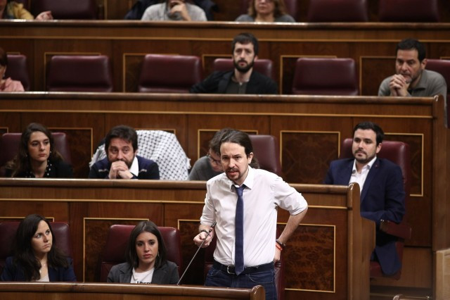 Pablo Iglesias interviene Congreso