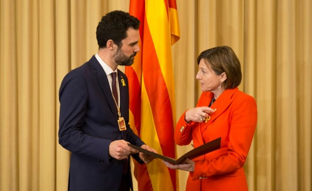 Roger torrent carme forcadell parlament 1