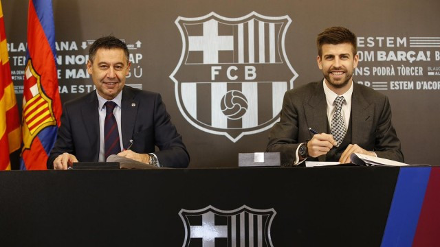 Renovacion Pique Bara 2022 FC Barcelona