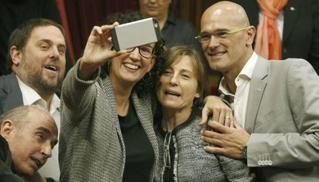 Llach junqueras rovira forcadell romeva efe