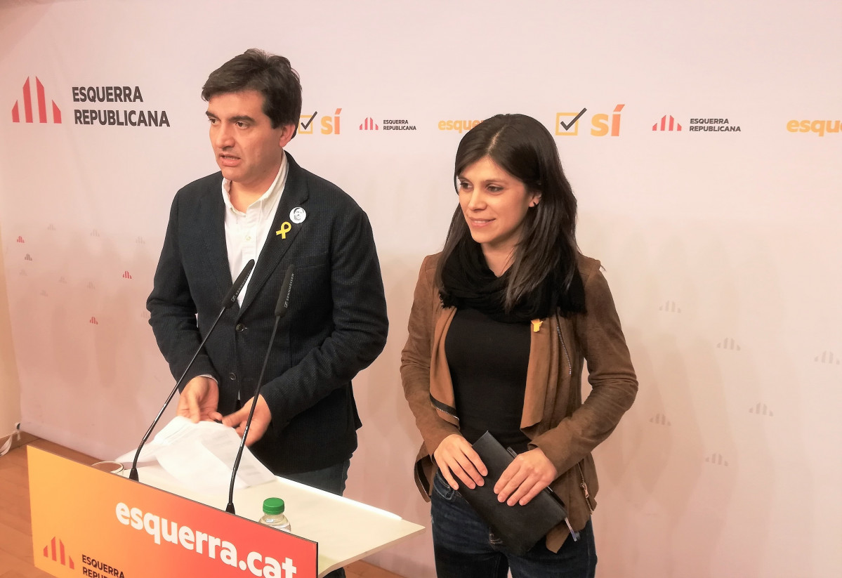 Sergi Sabrià, Marta Vilalta, ERC/ARXIVO