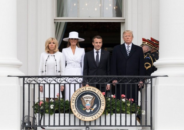 Macron trump 24042018