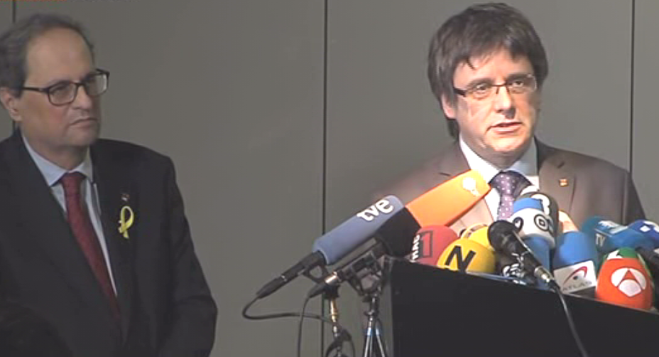 Puigdemont y Torra en Berlín