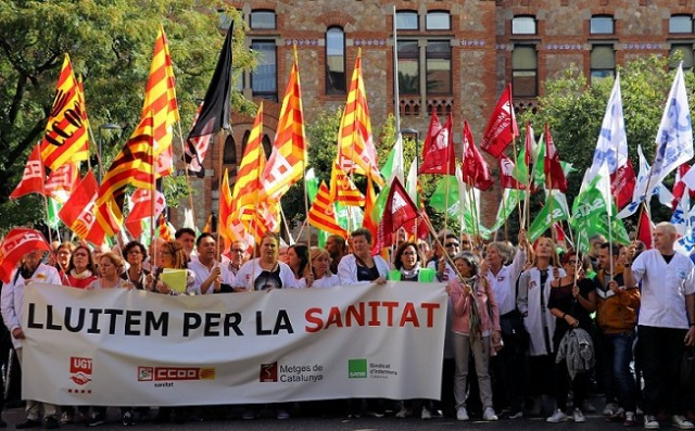 Protesta sanidad concertada precariedad manifestacin 09102018