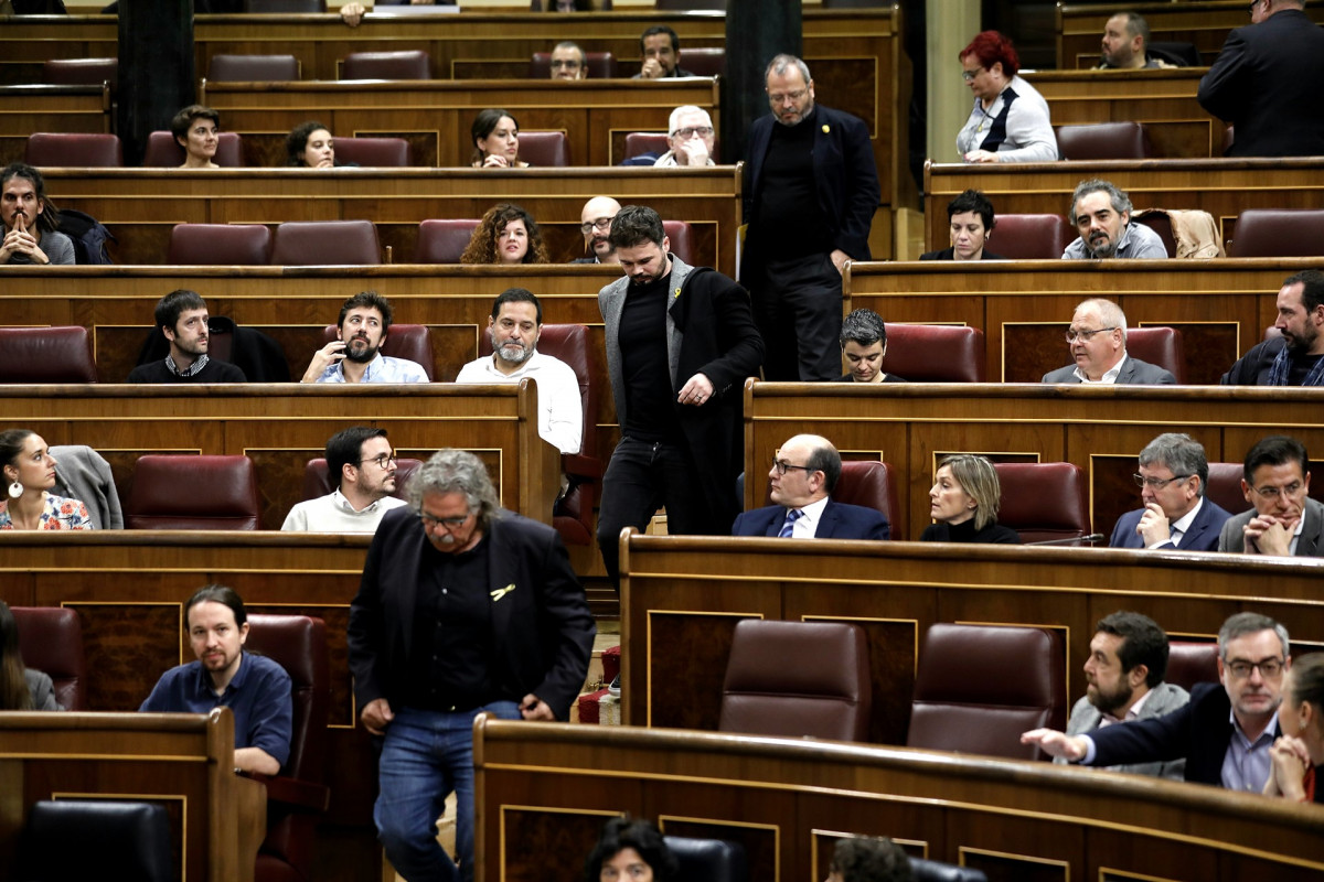 Expulsión de Rufián del Pleno del Congreso