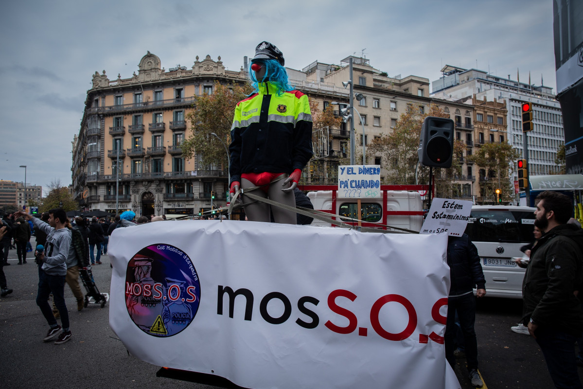 Mossos concentració economia