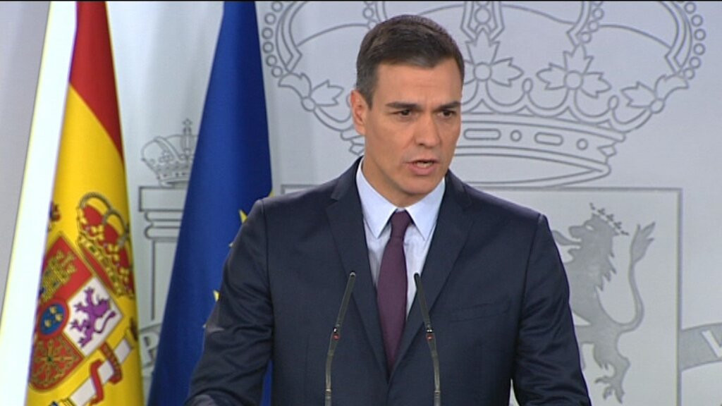 Pedro Sánchez anuncia elecciones