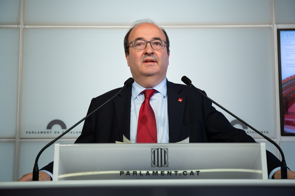 Miquel iceta en el parlament