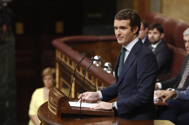 Pablo Casdo interviene en la segunda jornada de investidura de Su00e1nchez