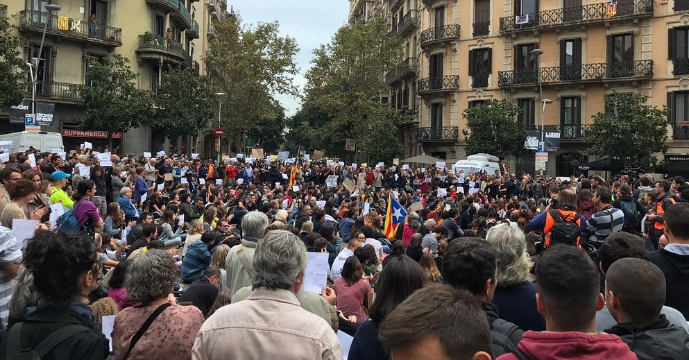 Ciudadanos piden diálogo a Sánchez en Barcelona