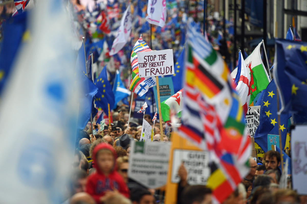 Manifestació antiBrexit Regne Unit imatge