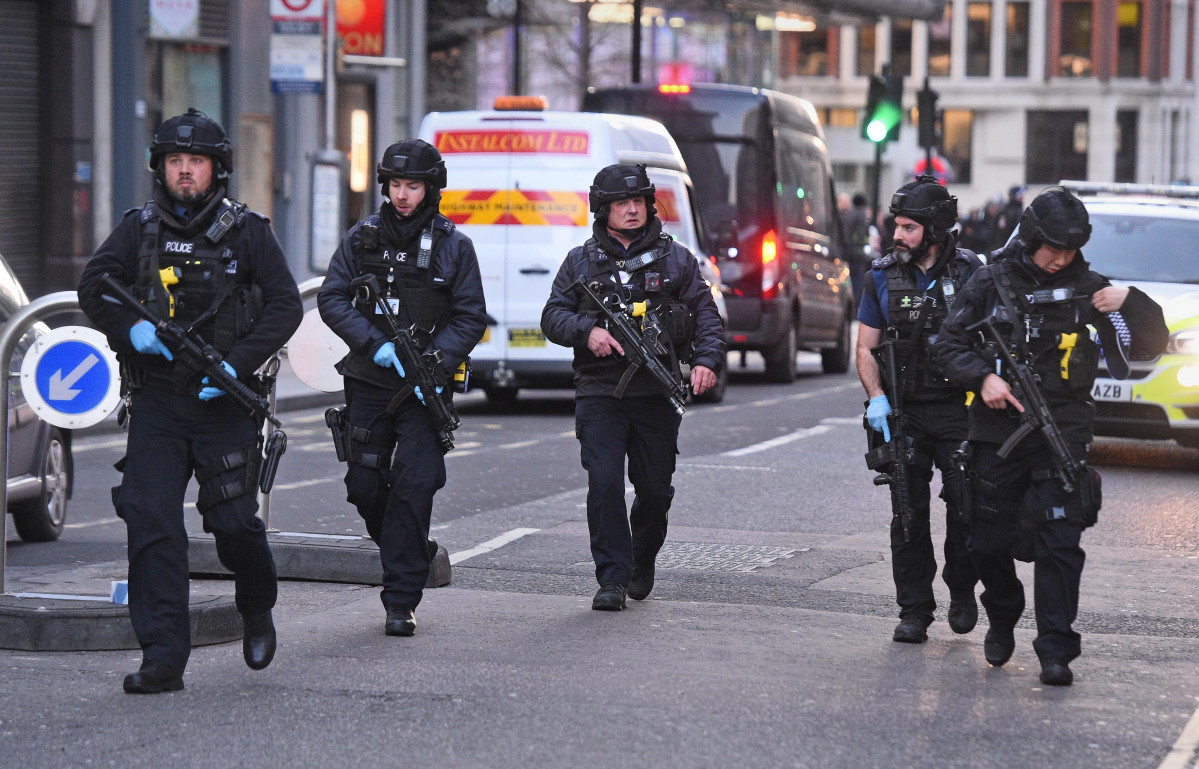 Policía Reino Unido (atentado Puente de Londres noviembre 2019)