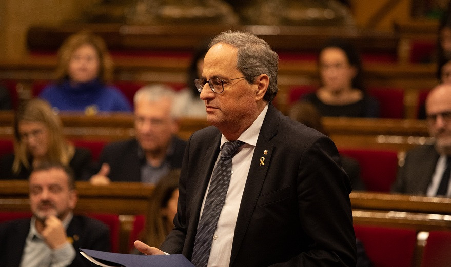 Torra en pleno extraordinario de enero 2020