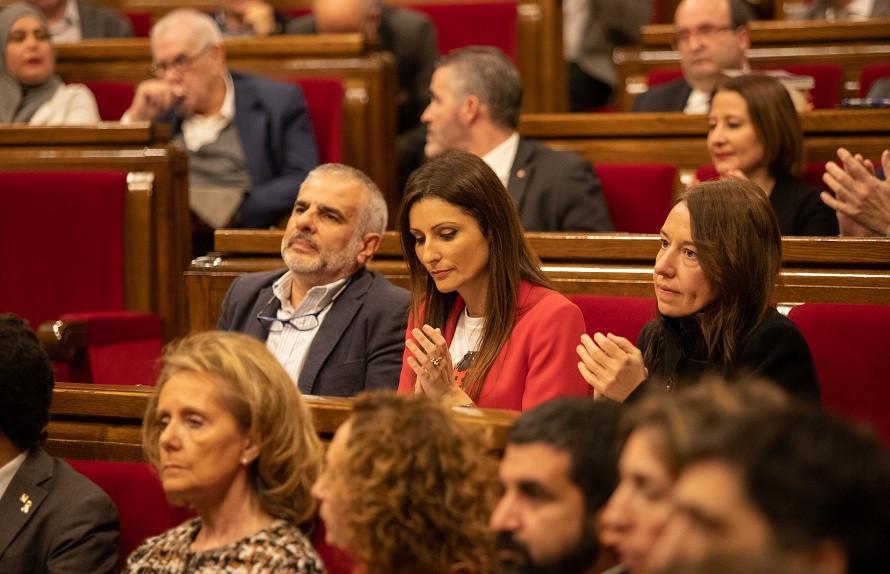 Pleno extraordinario del Parlament Bancada de Cs