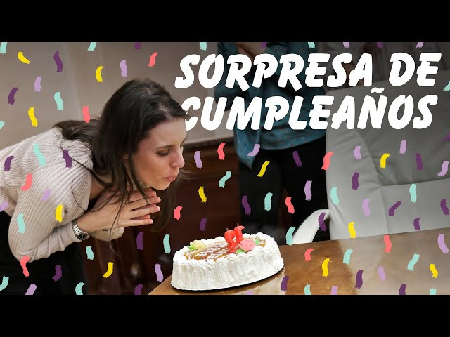 Tarta Sorpresa: el equipo de Irene Montero la sorprende por su cumpleaños