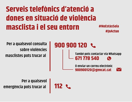 Serveis telefonics atencio dones