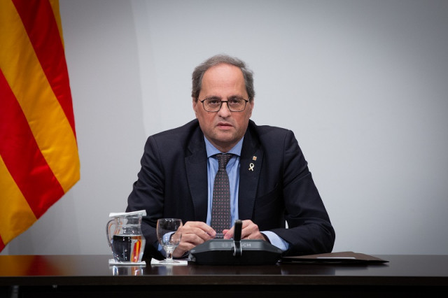 Presidente generalitat quim torra preside reunion extraordinaria consell 1 1 2 1