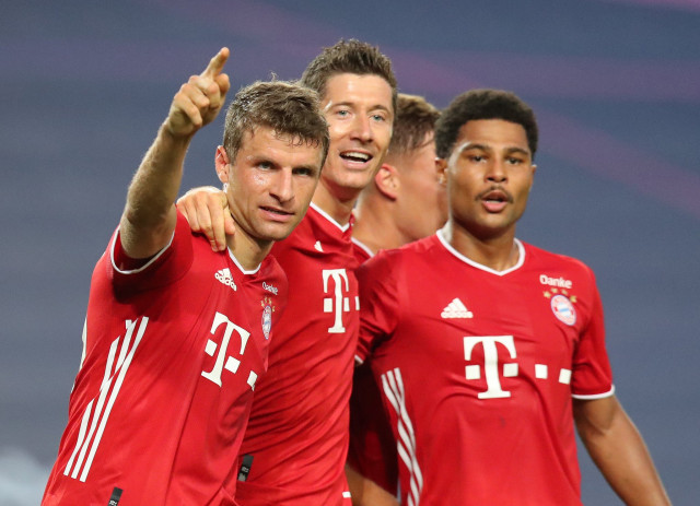 Mullerlewandowskignabrybayernmunich