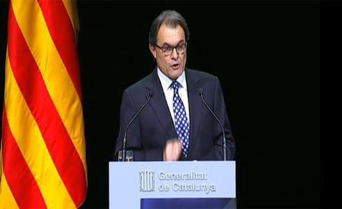 Artur Mas presenta el seu full de ruta, en directe