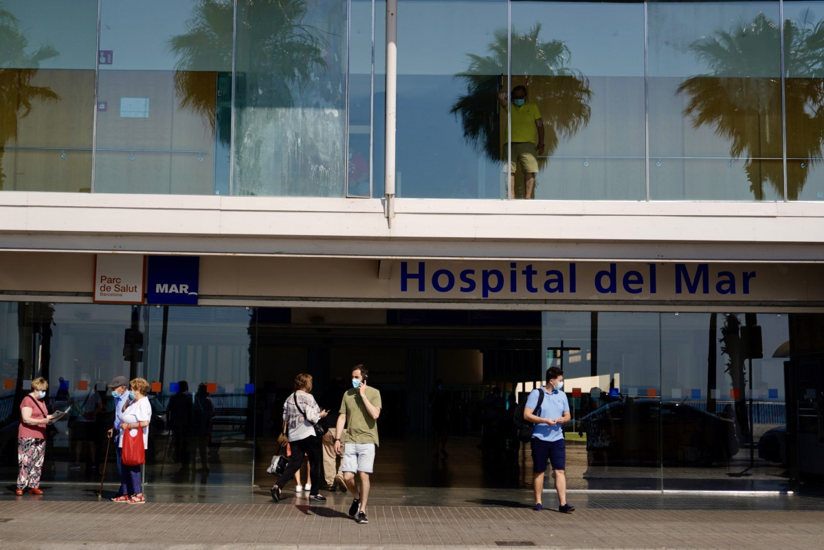 Entrada del Hospital del Mar de Barcelona