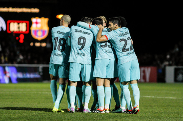 EuropaPress 5698860 jules kounde of fc barcelona celebrates goal during the copa rey round of