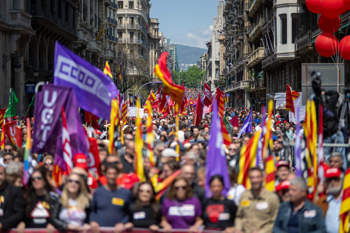 Europapress 5930053 decenas personas manifestacion convocada ugt ccoo dia trabajador mayo 2024 1600 1067