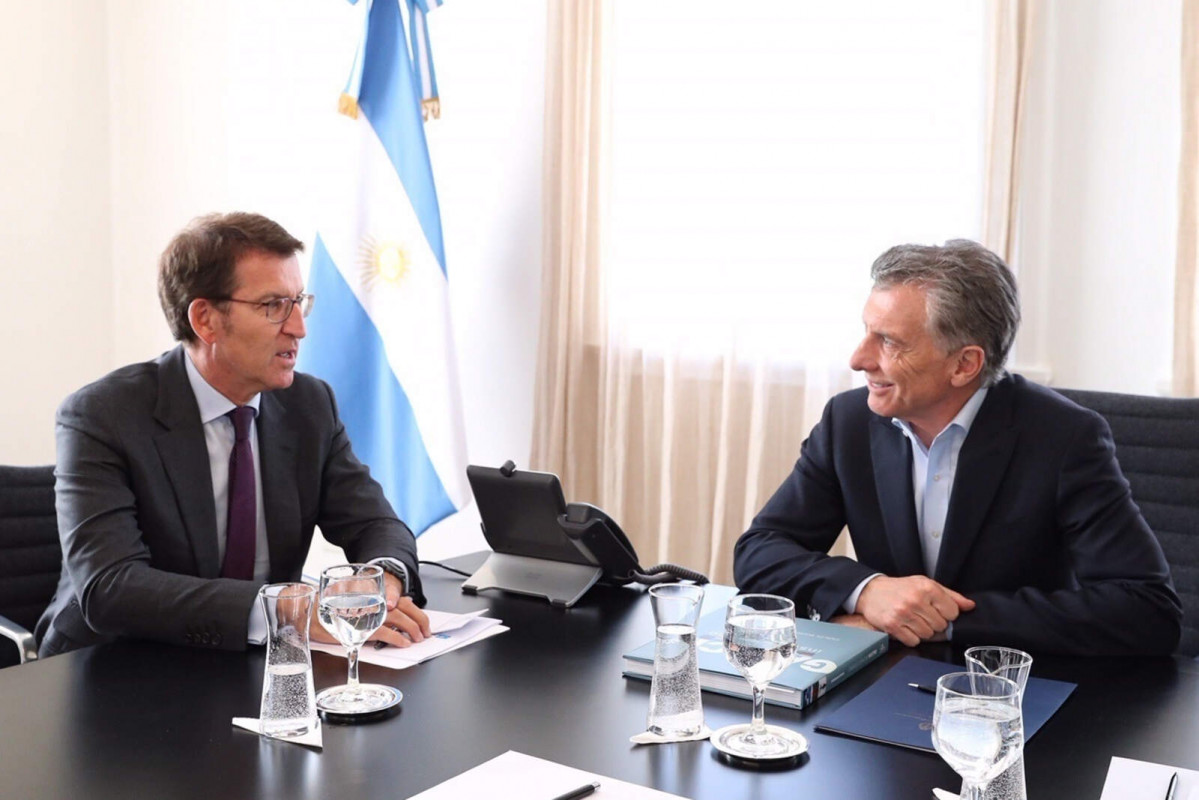 Europapress 2377300 reunion alberto nunez feijoo presidente argentina mauricio macri 1600 1067