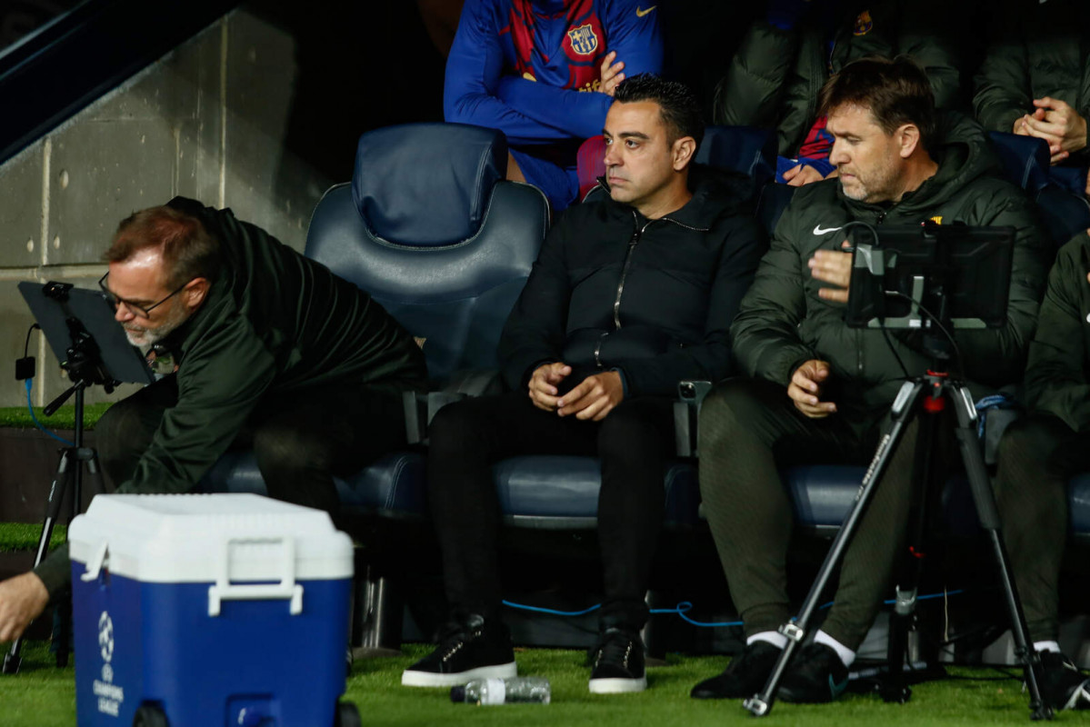 Europapress 5893696 xavi hernandez head coach of fc barcelona looks on during the uefa 1600 1067