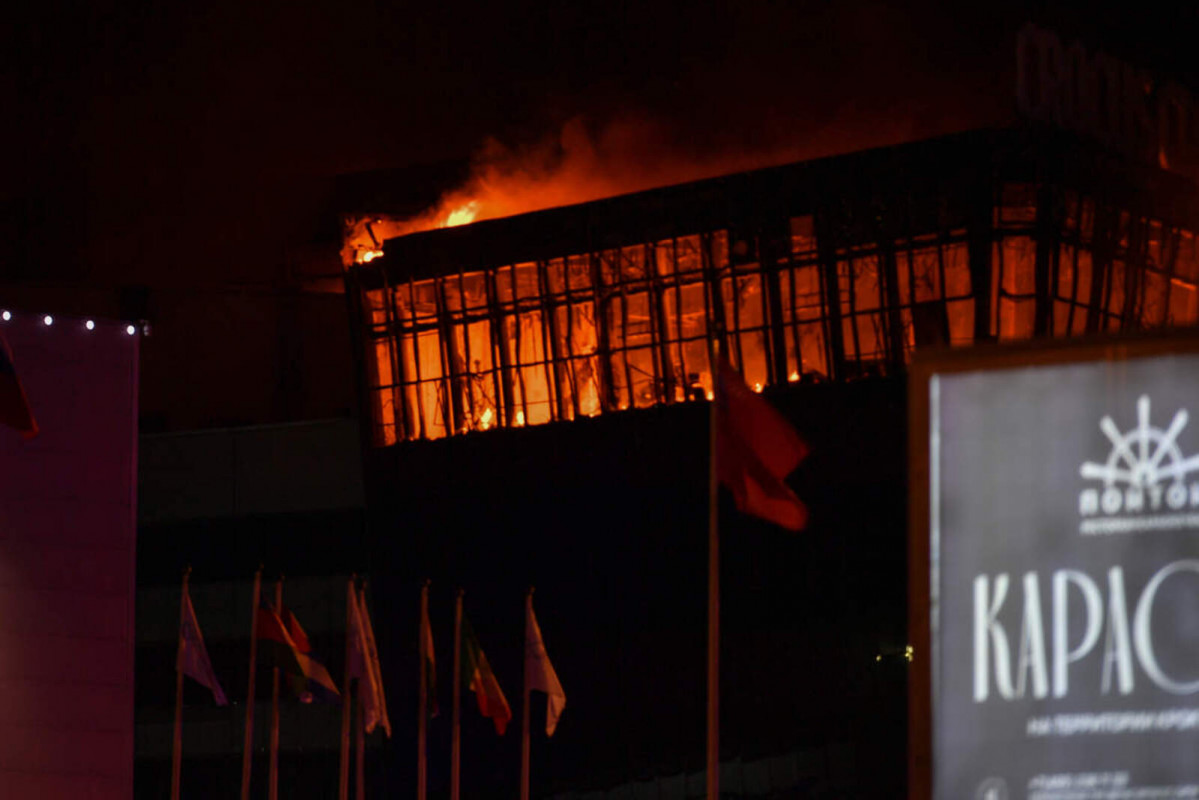 Europapress 5844603 moscow march 22 2024    smoke from fire rises above the burning crocus city 1600 1067