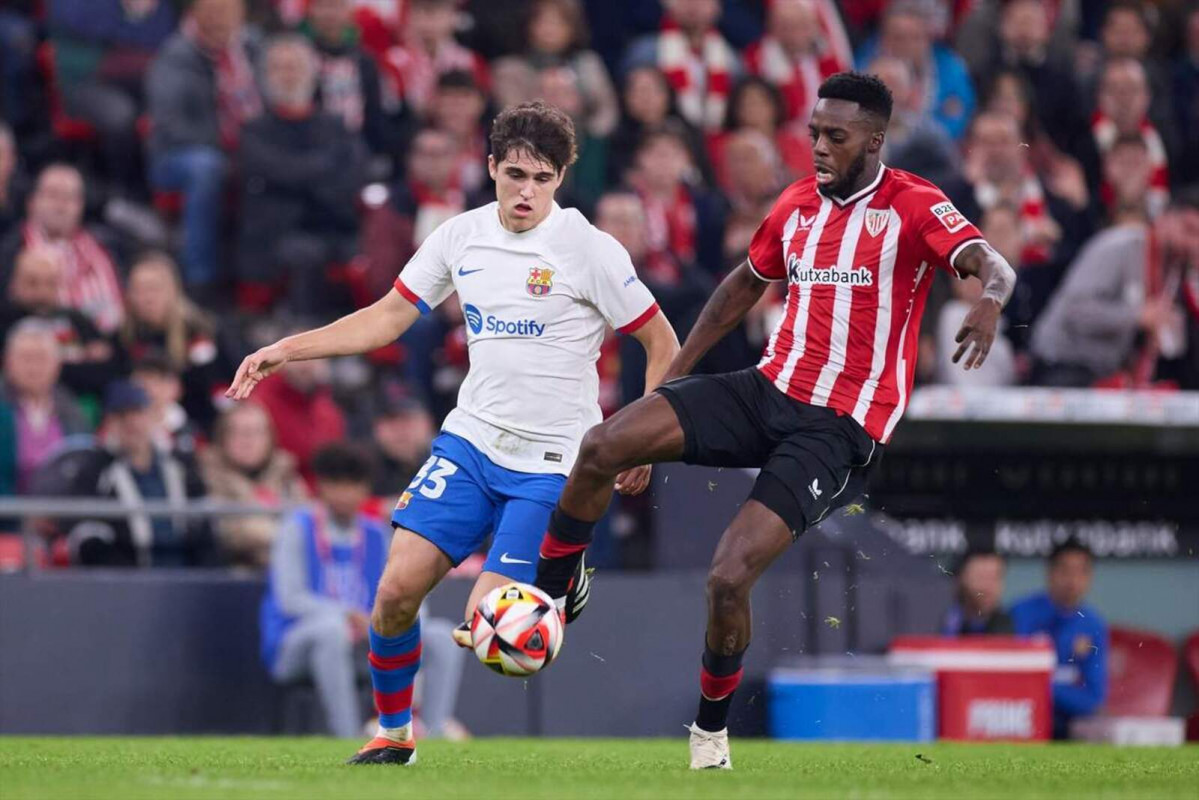 Europapress 5712823 pau cubarsi of fc barcelona competes for the ball with inaki williams of 1600 1067